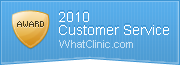 whatclinic 2010 gold service award